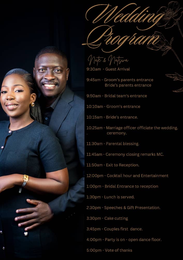 Wedding Program